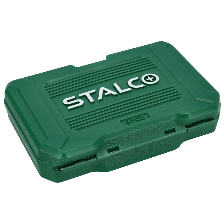 Klucze trzpieniowe sześciokątne na nasadce 100 mm STALCO (zestaw 9 elementów)