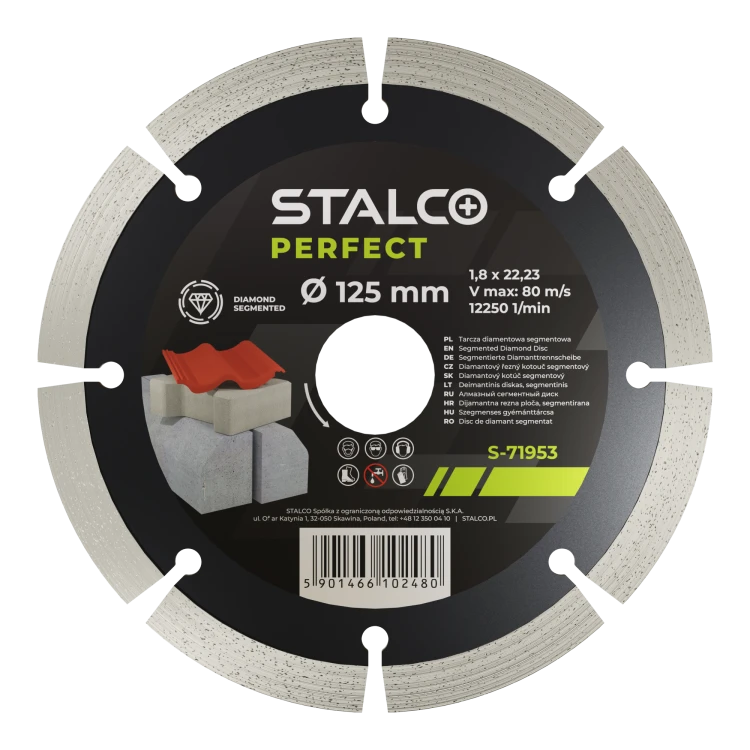 Tarcza diamentowa segmentowa 230 mm STALCO PERFECT
