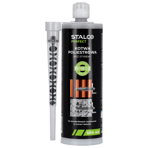 Kotwa poliestrowa bez styrenu 410 ml (1/12) STALCO PERFECT