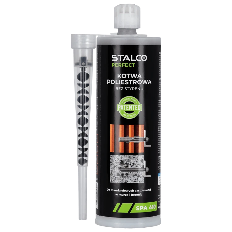 Kotwa poliestrowa bez styrenu 410 ml (1/12) STALCO PERFECT