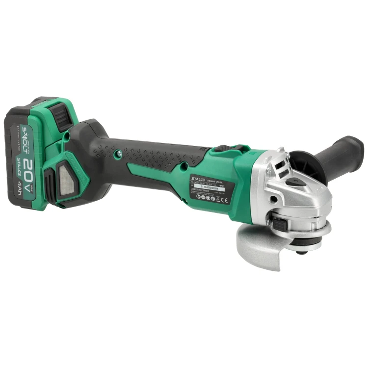 Szlifierka kątowa AGS20-125BL 2x 4Ah 20V S-VOLT STALCO
