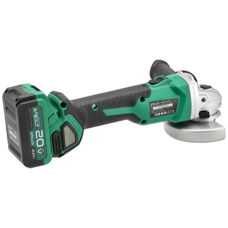 Szlifierka kątowa AGS20-125BL 2x 4Ah 20V S-VOLT STALCO