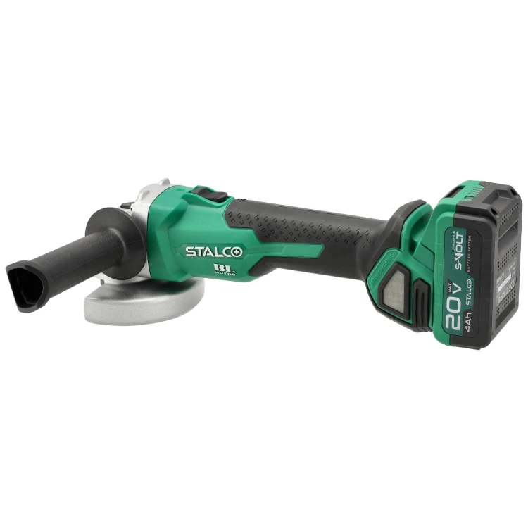 Szlifierka kątowa AGS20-125BL 2x 4Ah 20V S-VOLT STALCO
