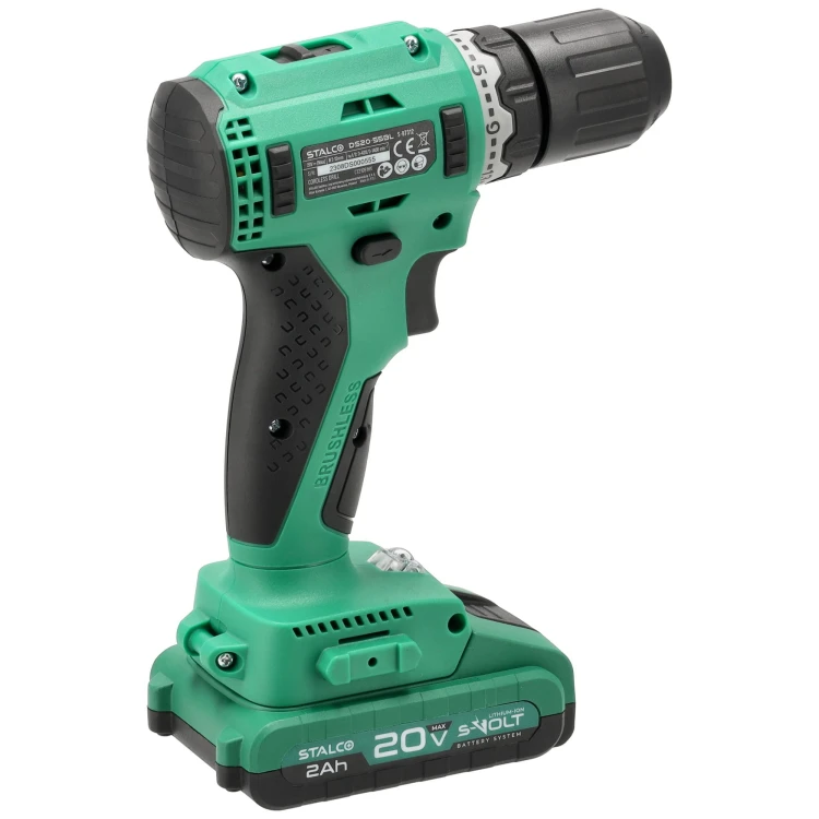 Wiertarko-wkrętarka DS20-55BL 2x 2Ah 20V S-VOLT STALCO