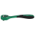 Grzechotka odgięta z powłoką kompozytową 1/4” 72 zęby 150 mm STALCO