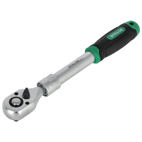 Grzechotka teleskopowa 1/2” 72 zęby 305-445 mm STALCO