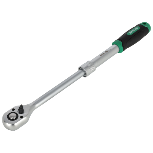 Grzechotka teleskopowa 1/2” 72 zęby 305-445 mm STALCO