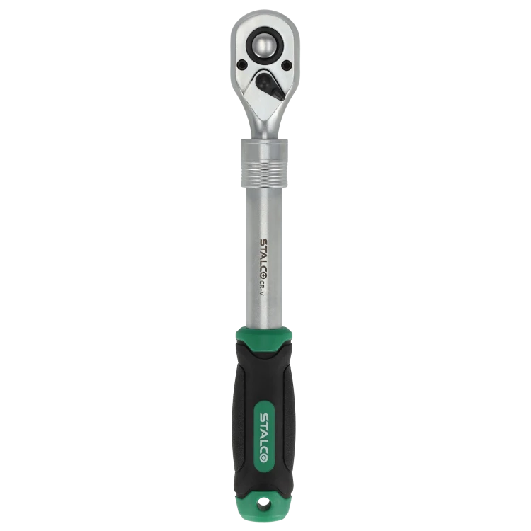Grzechotka teleskopowa 1/2” 72 zęby 305-445 mm STALCO