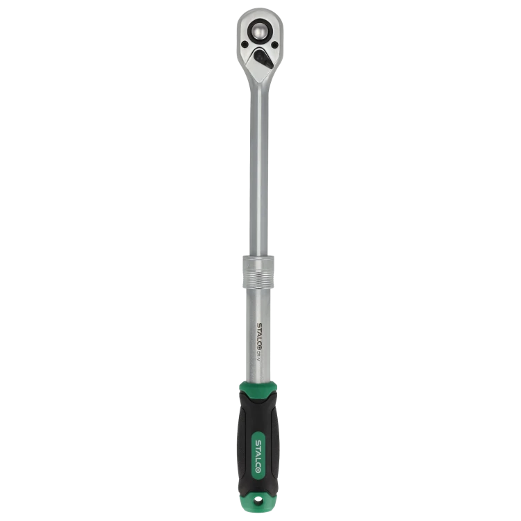 Grzechotka teleskopowa 1/2” 72 zęby 305-445 mm STALCO