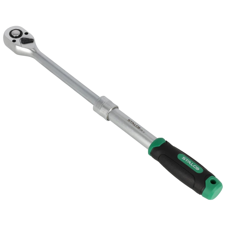 Grzechotka teleskopowa 1/2” 72 zęby 305-445 mm STALCO